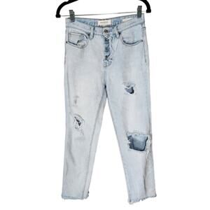Pac Sun Vintage Icon Women's Light Wash Distressed Jeans Size 26